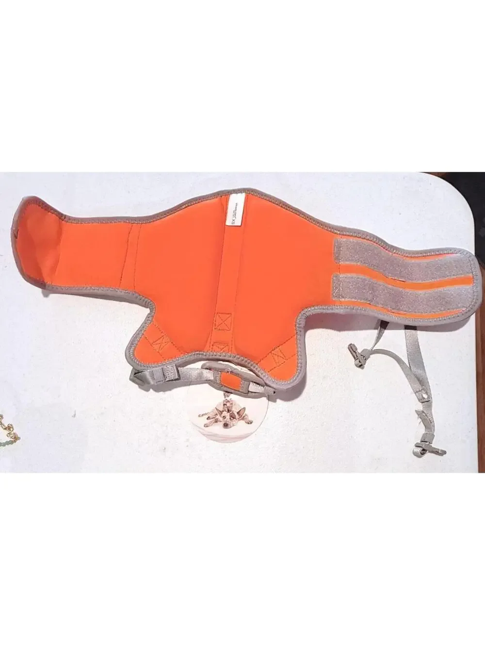 Brand New With Tags Vivaglory Orange Dog Canine Life Jacket Size Extra Small